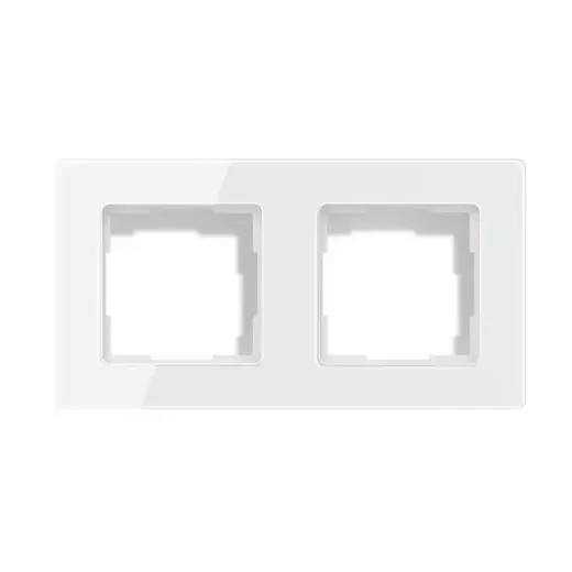 Avatto 2 Socket TS20 light switch frame (white)