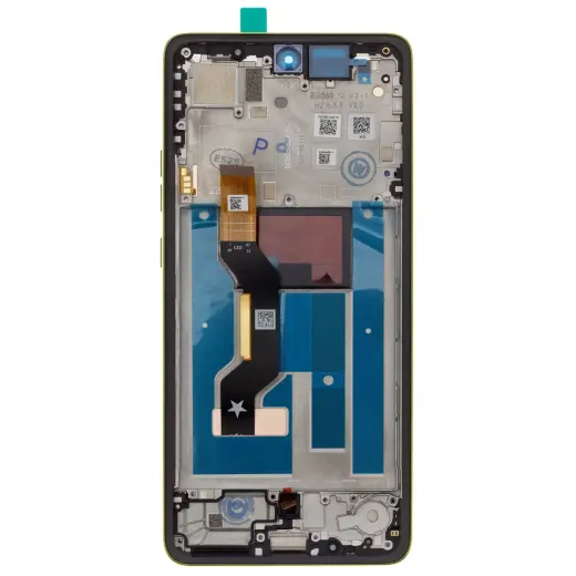 Motorola G86 LCD Display + Touch Unit + Front Cover Green (Golden Cypress) (Service Pack)