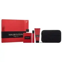 Pour Lui In Red Gift set EDP 100 ml, shower gel 75 ml, EDP 20 ml and shoulder bag