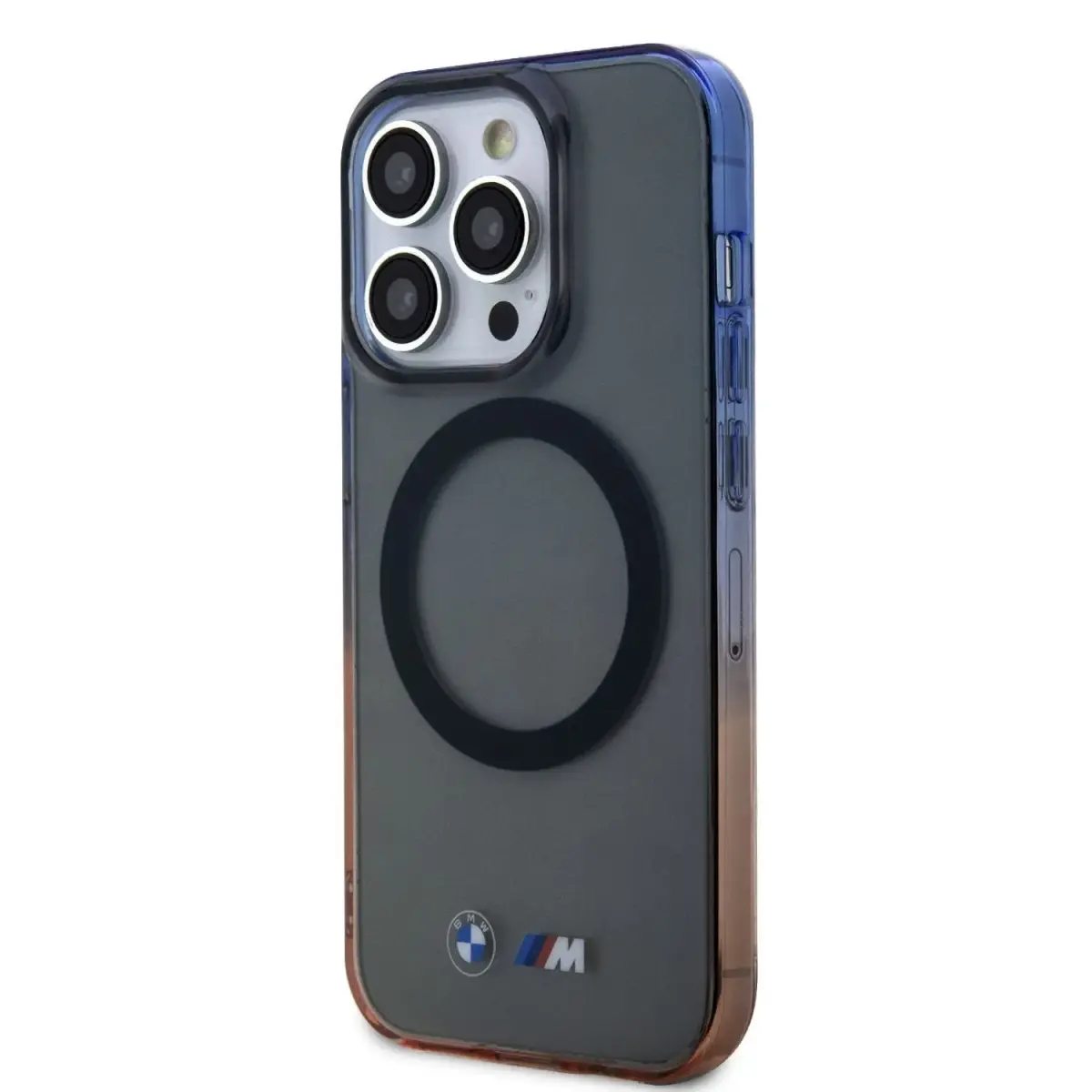 BMW "M" Collection IML gradient phone case MagSafe Case for iPhone 15 Pro grey