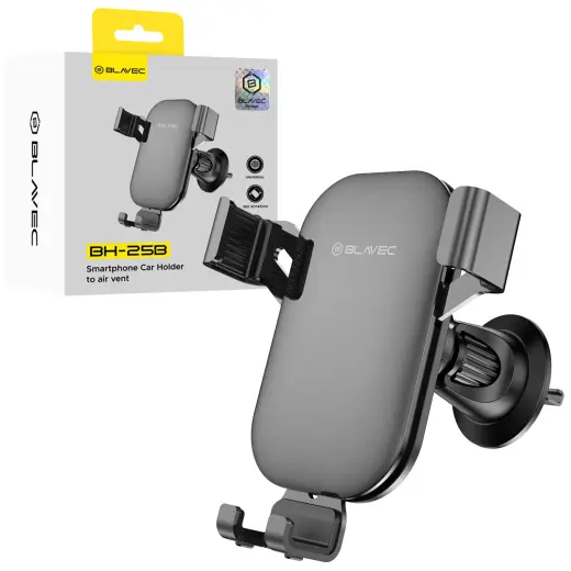 Blavec Car Holder BH-25B gravitation to air vent  (BH25B-AVB) black