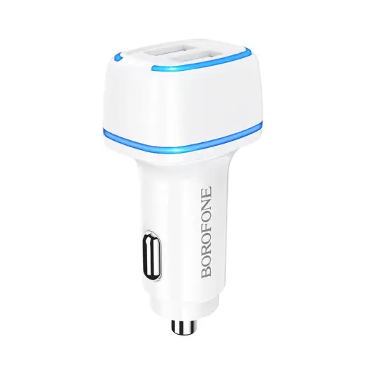 Borofone BZ14 Max car charger | 12W | USB-A | white
