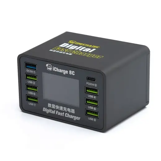 Mechanic iCharge 8C reisilaadija | 110W | PD, QC | USB-A, USB-C