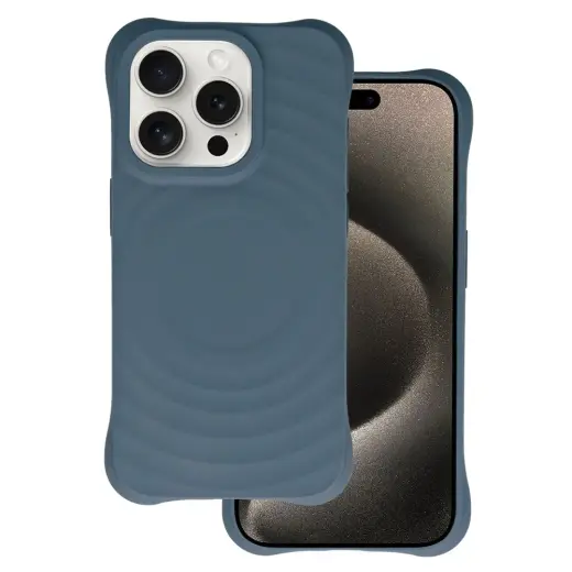 Tel Protect Wave maciņš ar MagSafe atbalstu telefonam iPhone 14 Pro tumši zils