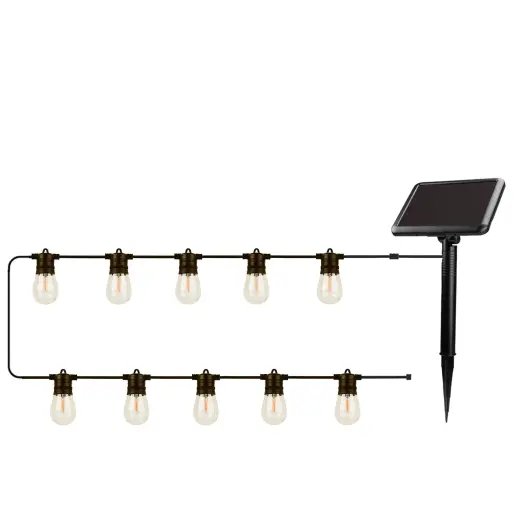 Forever Light LED Solar Garland SUNARI FLS-60 7,5m 10 bulbs IP44