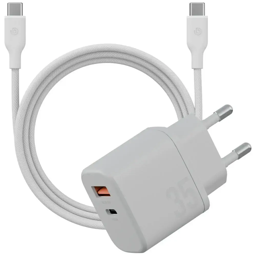 Bazic Goport Velox tīkla lādētājs | 35W | GaN | USB-C | balts