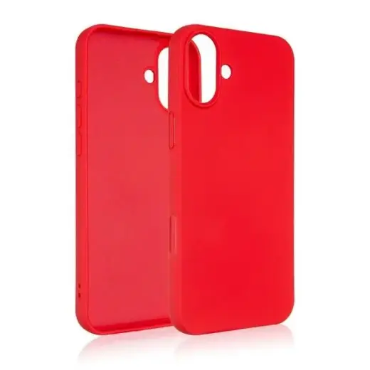 Beline Silicone telefono dėklas iPhone 16 raudonas