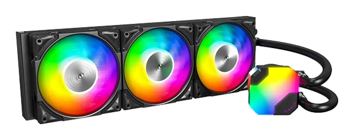 Montech HyperFlow ARGB 360 AIO skysčio aušinimo sistema juoda