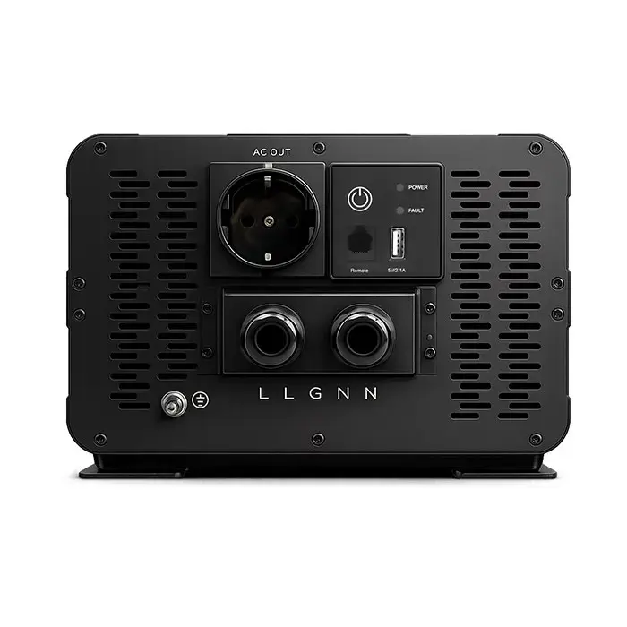 Qoltec Pure Sine Wave Inverter | 12V to 230V | 4000/8000W | USB | Compatible with LiFePO4 GEL AGM