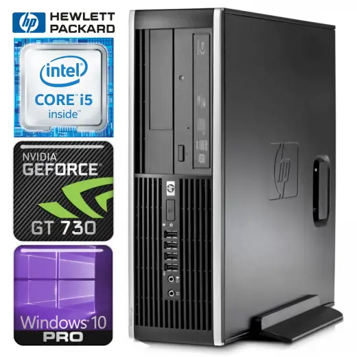 HP 8100 Elite SFF i5-650 8GB 480SSD GT730 4GB DVD WIN10Pro [refurbished]