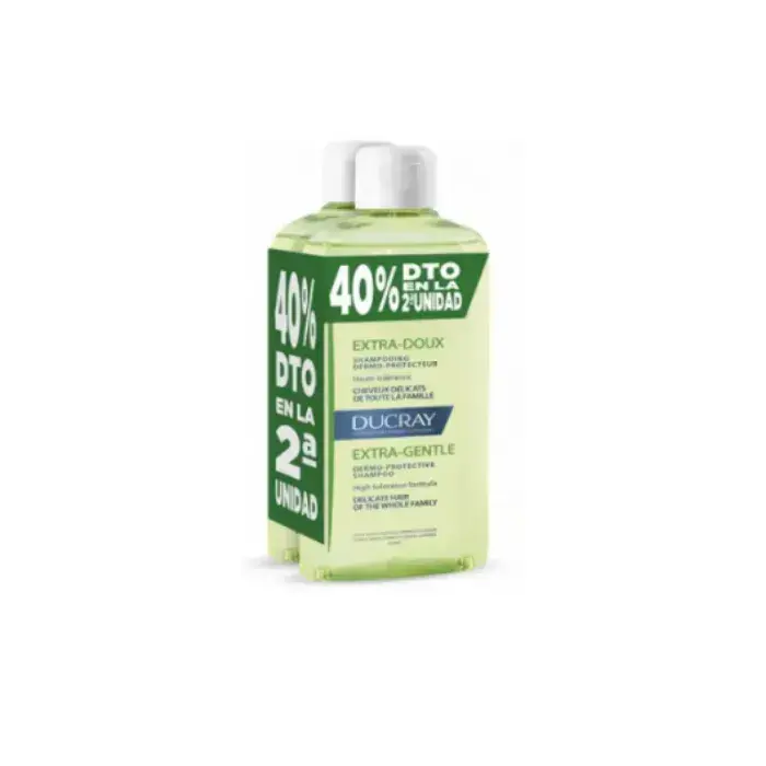 Ducray Balancing Shampoo 2x400ml (3282779308533)