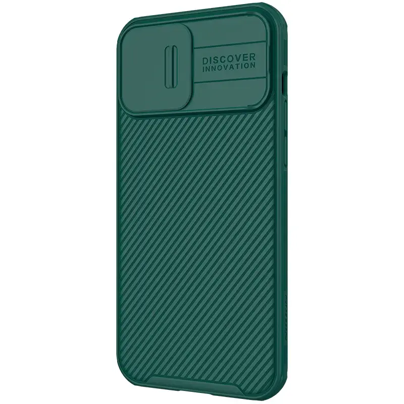 Nillkin CamShield Pro Hard Case iPhone 13 Pro Max tumši zaļš