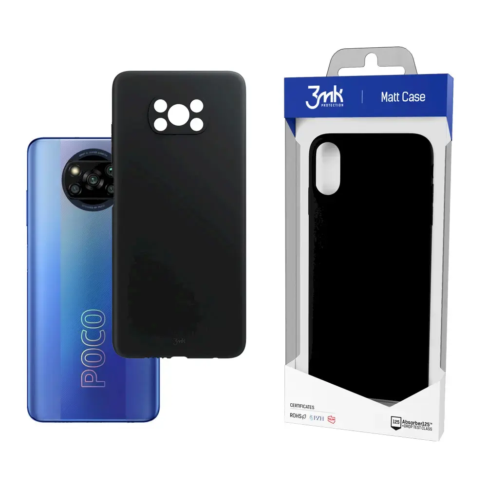 Xiaomi POCO X3 Pro - 3mk Matt Case black