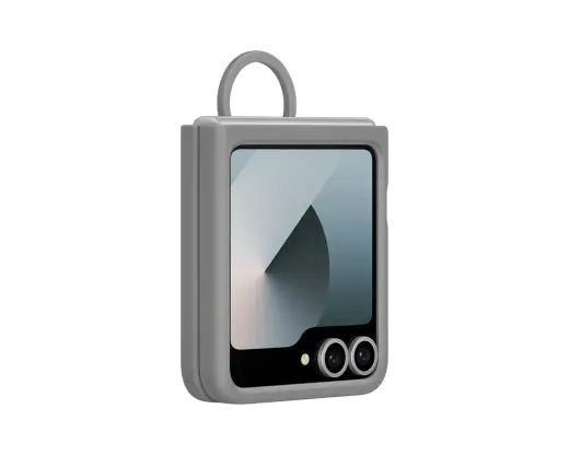 EF-PF741TJE Samsung Silicone Cover with Ring for Galaxy Z Flip 6/7 FE Gray (Damaged Package)