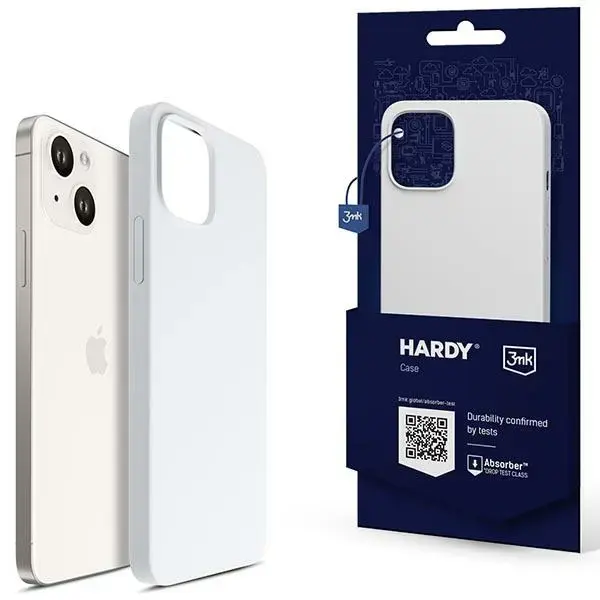 3MK Hardy Case iPhone 14 Plus / 15 Plus6.7" white MagSafe