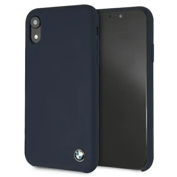 Etui BMW BMHCI61SILNA iPhone Xr granatowy|navy hardcase Silicone Signature