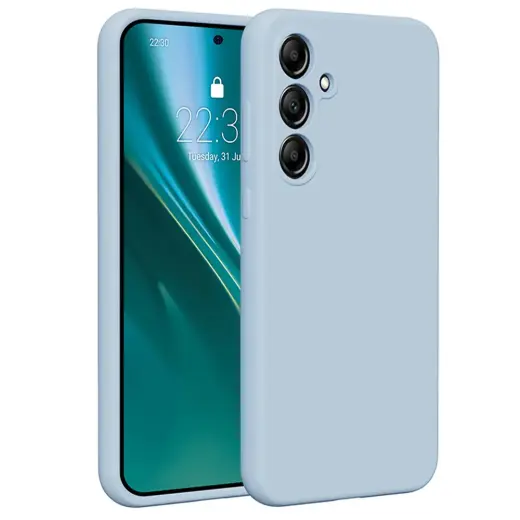 Etteri Silicone phone case for Samsung Galaxy A55 5G light blue