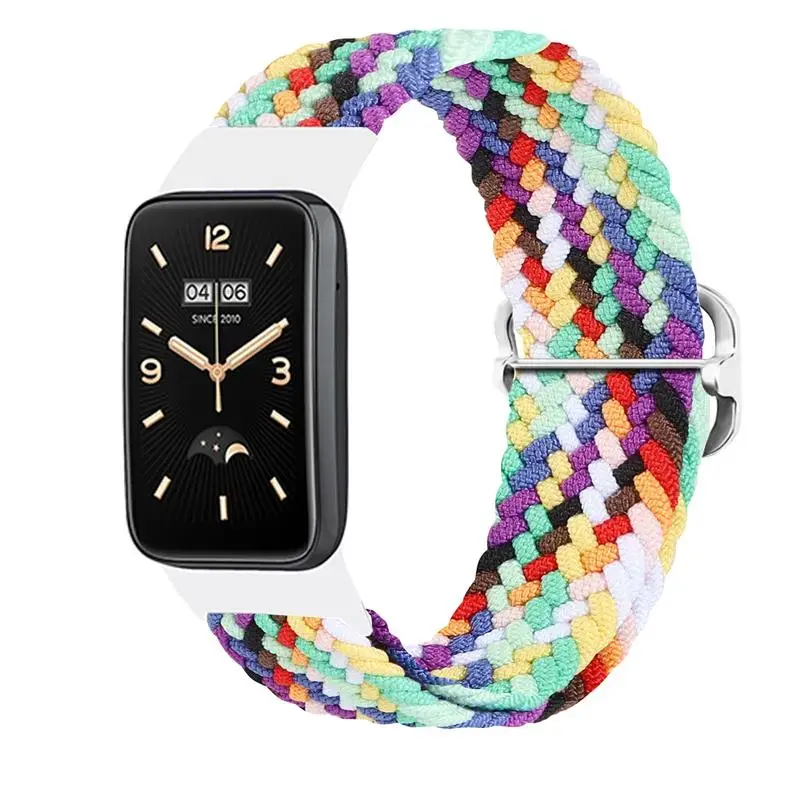 Telcon Braided viedpulksteņa siksniņa priekš Xiaomi Mi Band 7 Pro | neilons | daudzkrāsaina