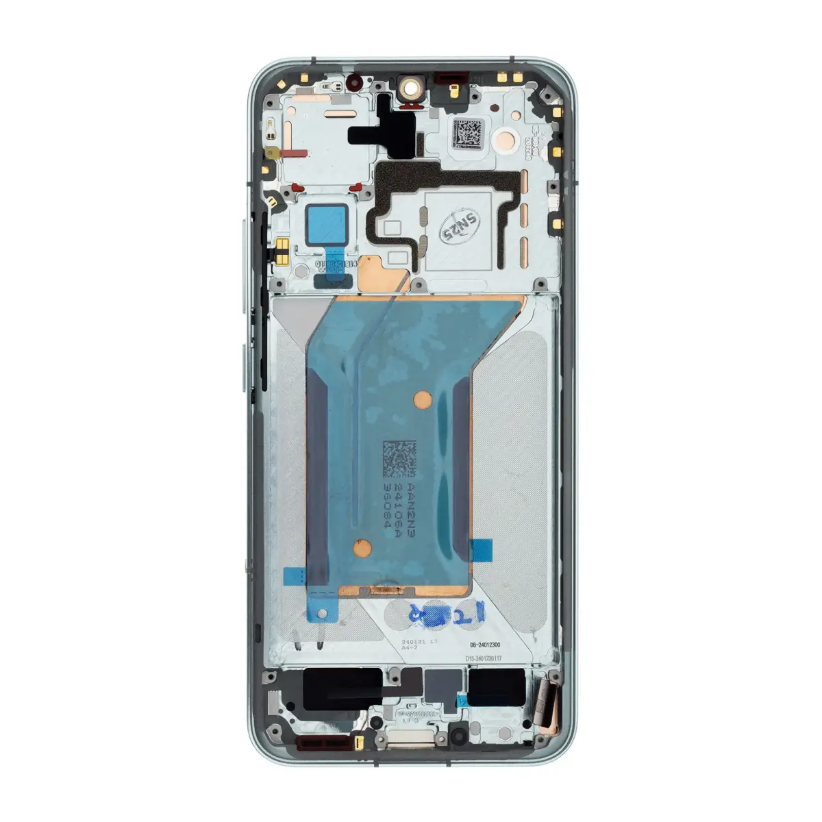 LCD Display + Touch Unit + Front Cover for Xiaomi 14 Green (Service Pack)