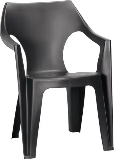 Garden chair Dante Low Back grey