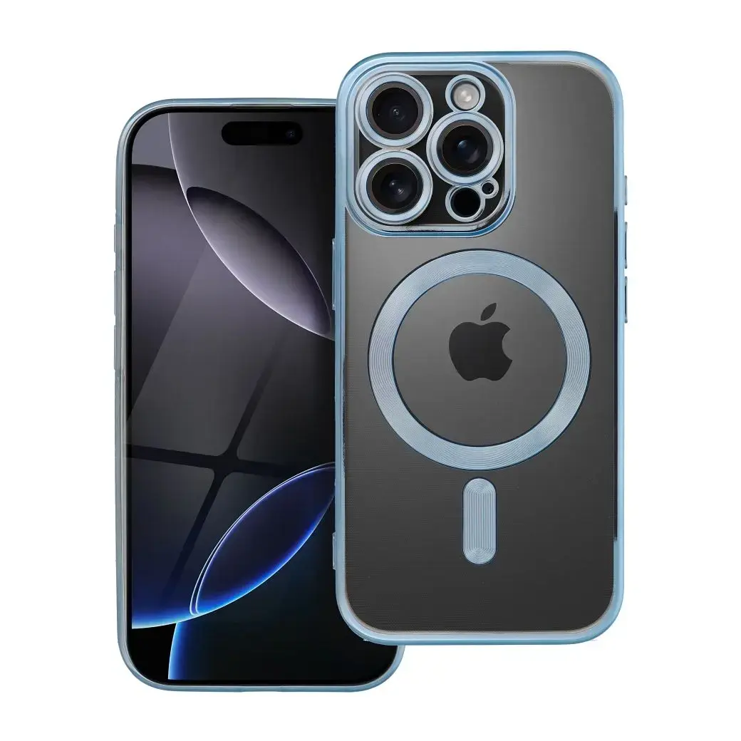 Electro Mag maciņš ar MagSafe atbalstu telefonam iPhone 16 Pro zils