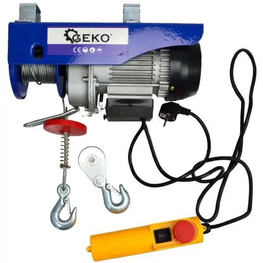 Vinča elektriskā 150/300kg 12/6m 600W Geko