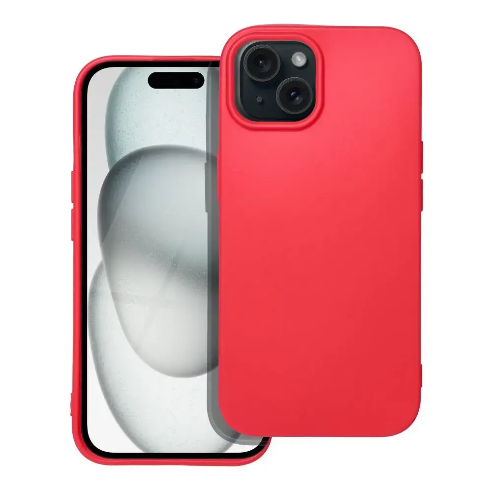 SOFT maciņš telefonam iPhone 15 sarkans