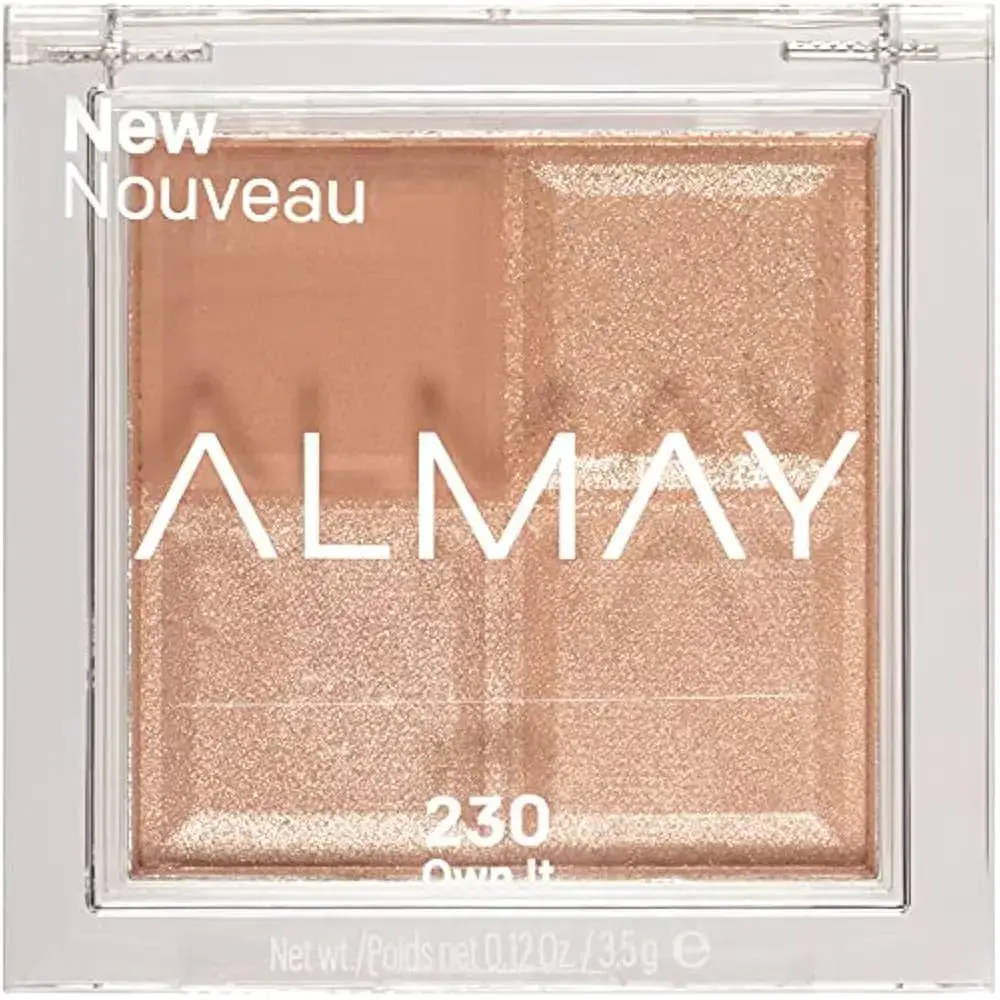Almay, Shadow Quad, Eyeshadow Palette, 230, Own It, 4 Shades, 3.5 g