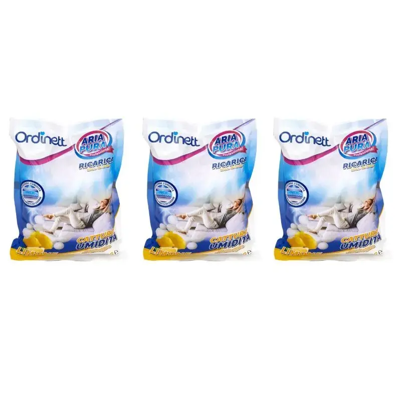 Mitruma absorbētāja papildinājums 3 gab. x 450g citrons