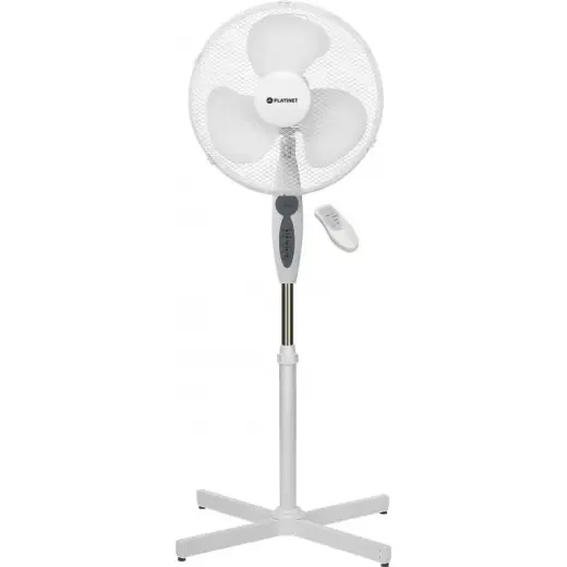 Platinet PRSF16Wstanding fan 16" 230V | 50Hz | 40W white + remote