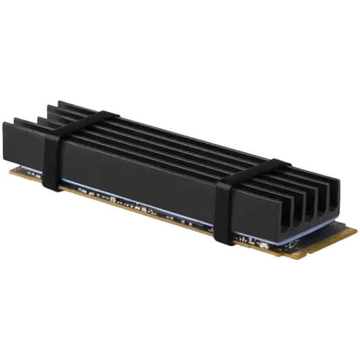 AXAGON CLR-M2L10 passive - M.2 SSD, 80mm SSD, ALU body, silicone thermal pads, height 10mm