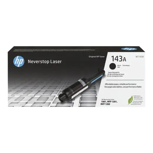 HP 143A Reload Kit Schwarz Tonernachfüllung (W1143A)
