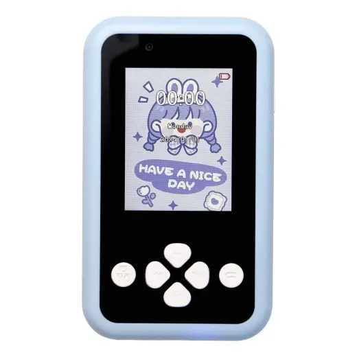 Game console for kids with IPS display 2,4" with buttons KDC-0027A blue