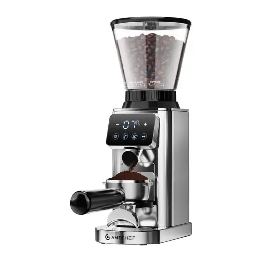 AMZCHEF CE-CG209-SV Coffee Grinder (Silver)