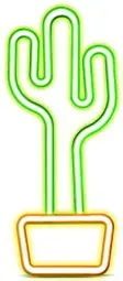 Led lampa Cactus Glow On Neon Effect