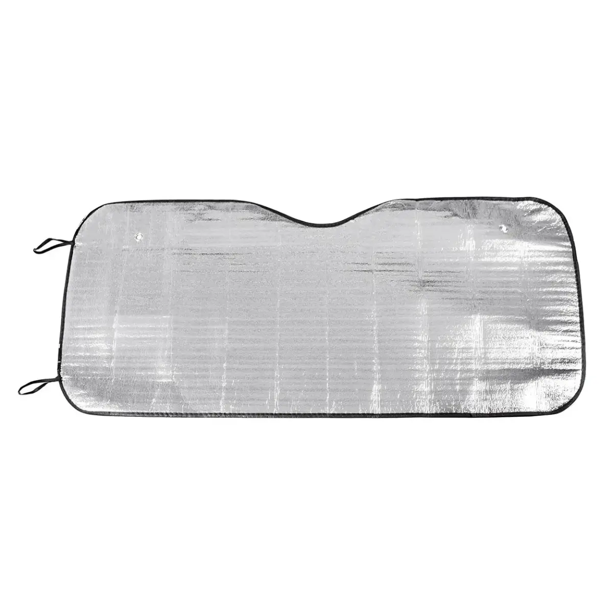 Front glass cover - 130x60 cm - silver, EPE foam