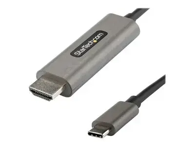 StarTech.com 3ft (1m) USB C to HDMI Cable 4K 60Hz with HDR10, Ultra HD USB Type-C to 4K HDMI 2.0b Video Adapter Cable, USB-C to HDMI HDR Monitor|Display Converter, DP 1.4 Alt Mode HBR3 - Thunderbolt 3 Compatible (CDP2HDMM1MH) - adapter cable - HDMI | USB