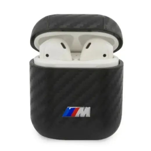 BMW BMA2WMPUCA AirPods 1/2 cover black PU Carbon M Collection