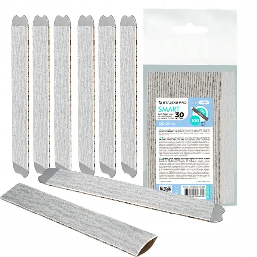 Staleks Disposable Files Smart 20 Grit 100 PapmAm - Replacement Sandpaper with Foam 30 Pcs