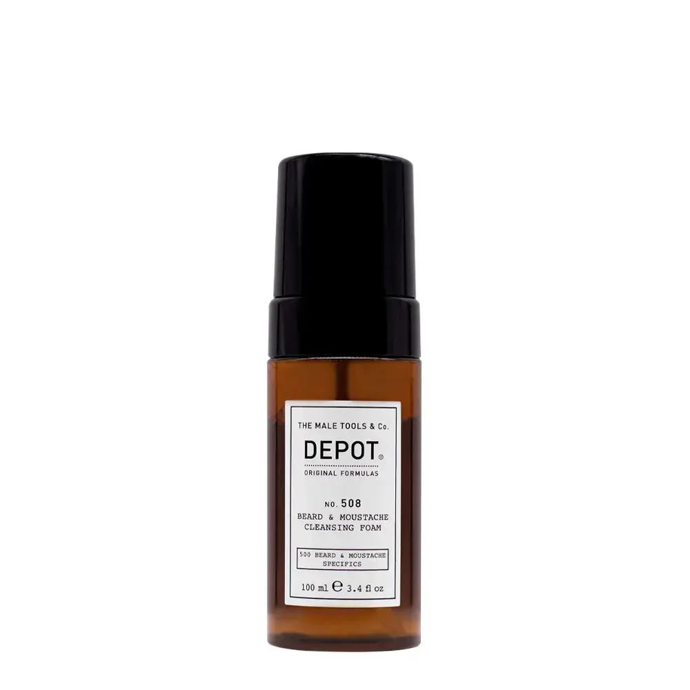 Depot, 500 Beard & Mustache Specifics No. 508, Beard Foam, For Cleansing, 100 ml