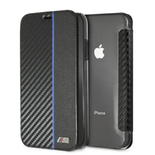 BMW BMBKTRI61CAPNBK iPhone Xr book navy|niebieski Carbon