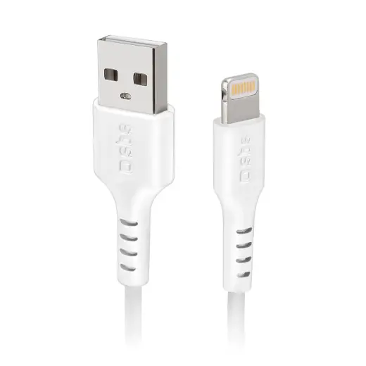 data transfer and charging cable | USB to Lightning | white