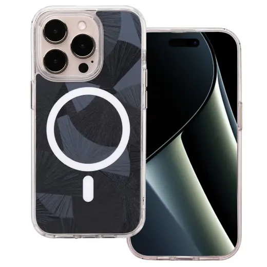 Flash Mag phone case with MagSafe support for iPhone 15 Pro black