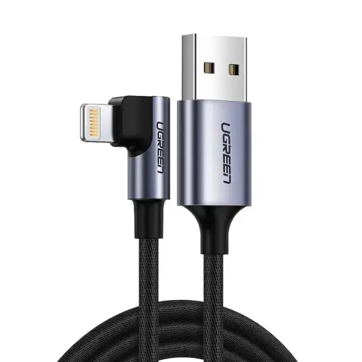 Ugreen US299 data transfer and charging cable | MFI | USB-A to Lightning | 12W | 1m | black
