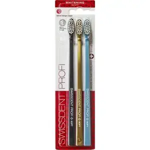 Swissdent Soft Toothbrush Profi Whitening Trio