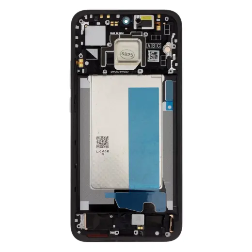 LCD Display + Touch Unit + Front Cover for Poco F7 Black (Service Pack)