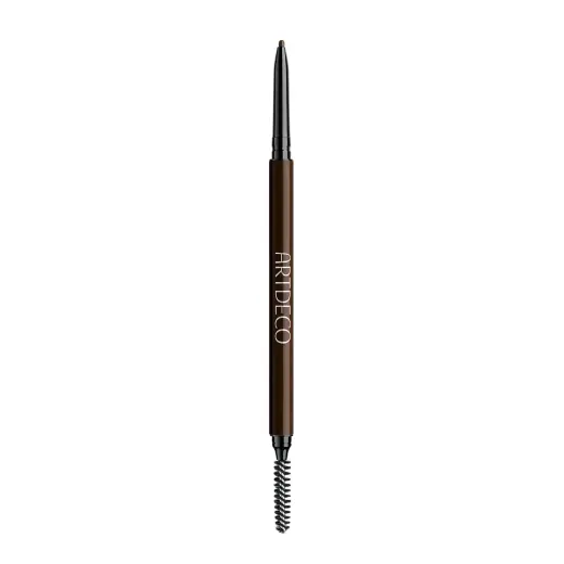 ArtDeco, Ultra Fine, Defining, Eyebrow Cream Pencil & Brush 2-In-1, 12, Deep Brunette, 0.09 g