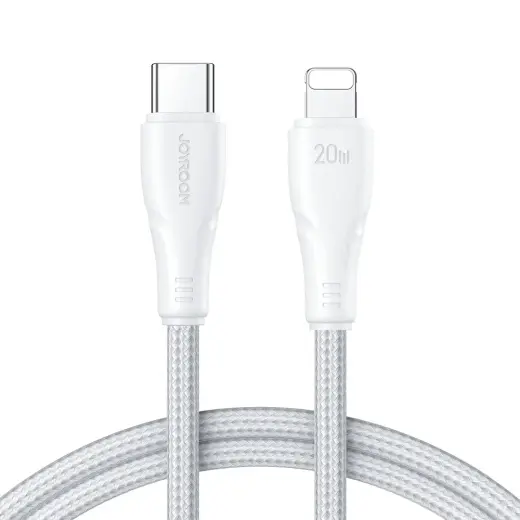 Joyroom USB C - Lightning 20W Surpass Series cable for fast charging and data transfer 2 m white (S-CL020A11)