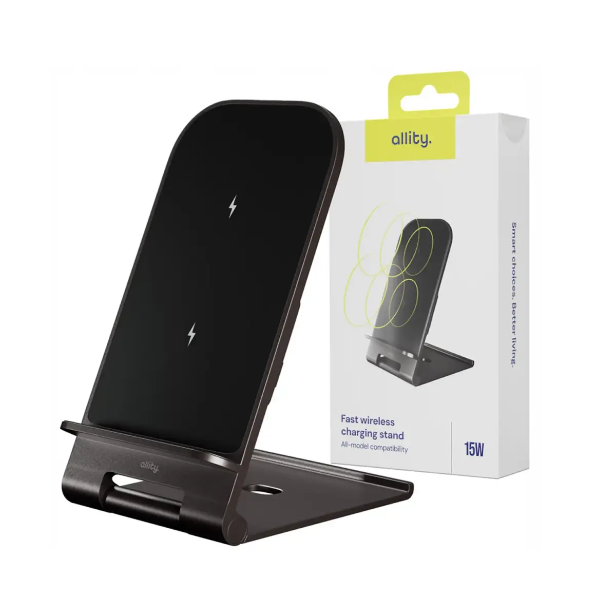 Allity AWC-100-15W wireless charger 15W graphite