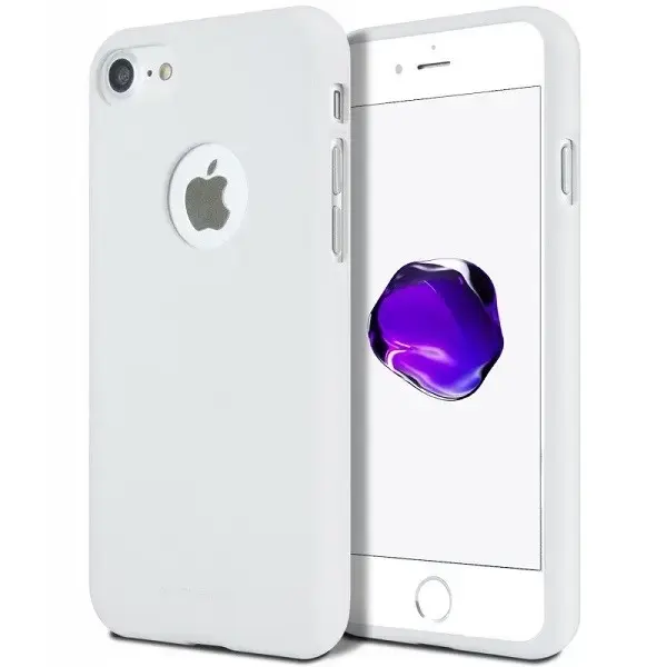 Mercury Soft iPhone X biały|white wycięcie|hole